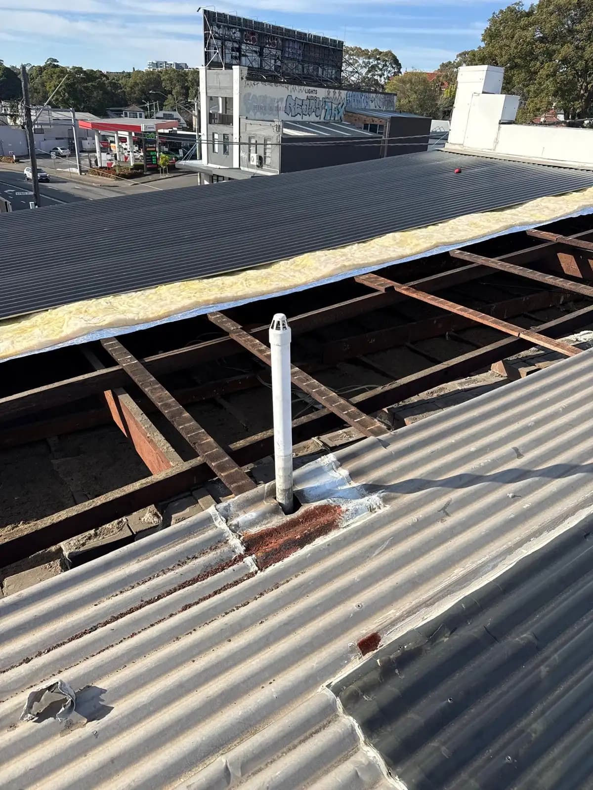 Pergola Roof Framing Structure