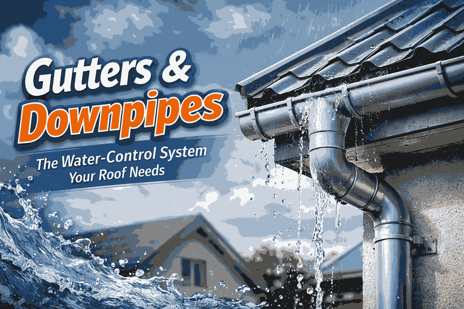 Gutters & Downpipes: The Water-Control System Your Roof Needs